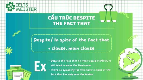 CẤU TRÚC IN SPITE OF DESPITE LÀ GÌ IELTS MEISTER