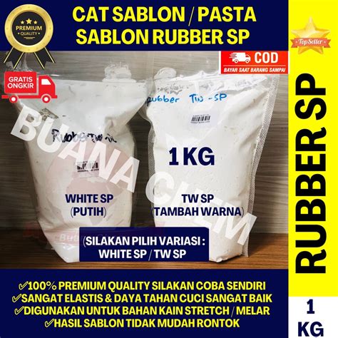 Jual Cat Sablon Pasta Sablon RUBBER SP 1 KG Premium Sablon Rubber