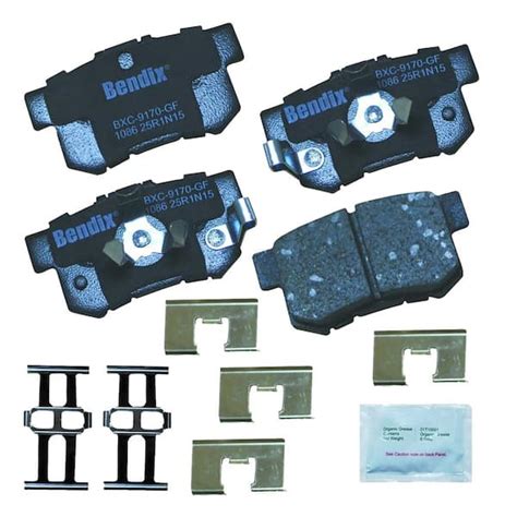 Bendix Premium Copper Free Disc Brake Pad Set CFC1086 The Home Depot