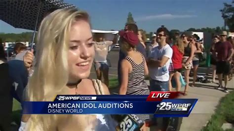 American Idol Auditions At Disney World Youtube