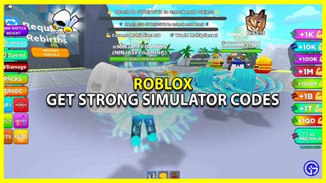 Roblox Get Strong Simulator Codes September 2023 Gamer Tweak