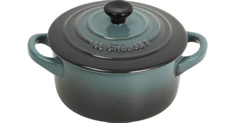 Le Creuset Ocean Mini Rund Gryta Med Lock L Cm Se Priser