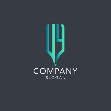 Premium Vector Modern Unique Corporate Uy Letter Logo Design Templete