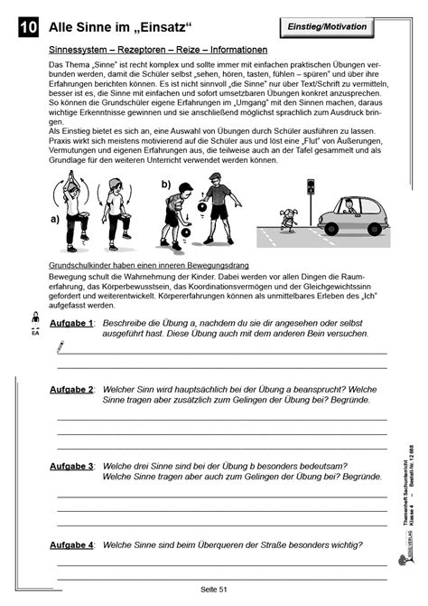 Themenheft Sachunterricht Klasse 4