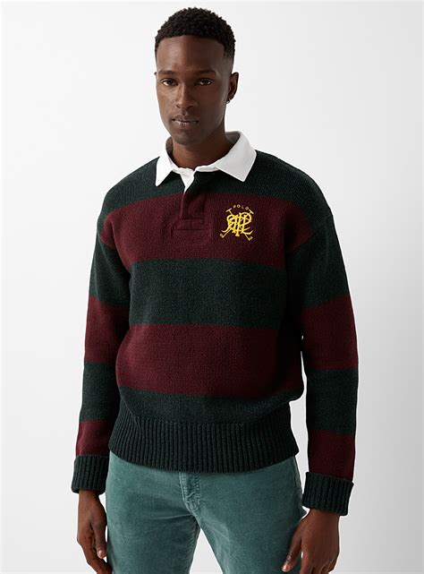 Wool Knit Rugby Polo Polo Ralph Lauren Mens Sweaters And Cardigans