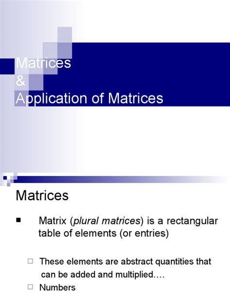 Matrices & Application of Matrices | PDF | Cryptography | Matrix ...