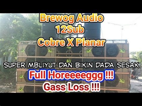 Brewog Audio Sub Cobre X Planar Begini Suaranya Youtube