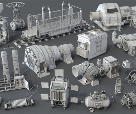 Artstation Factory Units 4 20 Pieces Resources