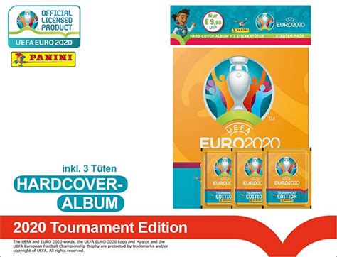 Uefa Euro Sticker Tournament Edition Hardcover Album Starter