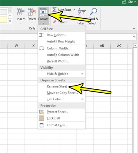 How To Change A Tab Name In Excel 2016 Live2Tech