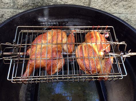 Cornell Bbq Chicken In A Rotisserie Basket