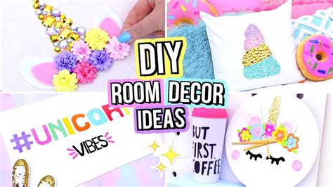 Diy Unicorn Room Decor For Teenagers Cute Diy Room Decor Ideas Youtube