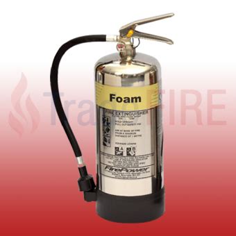 Firepower Litre Foam Extinguisher Stainless Steel