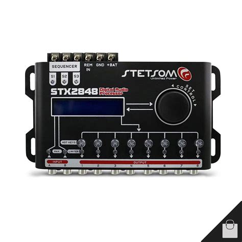 Stetsom STX 2848 Digital Equalizer DSP Car Audio Processor 3 5 Day