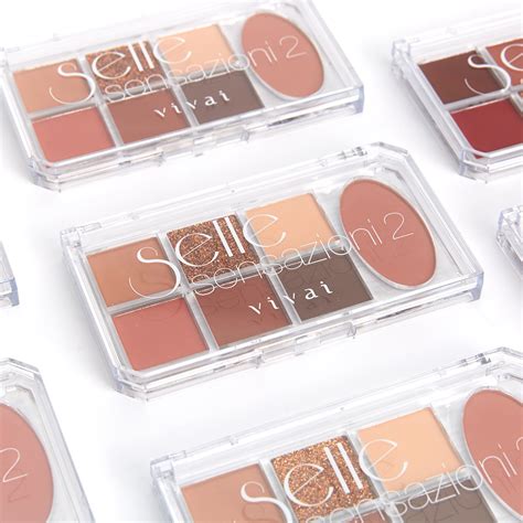 Paleta De Sombras Sette Sensazioni 2 Vivai Make No Atacado