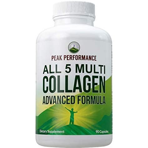 All Multi Collagen Capsules By Peak Performance Pills