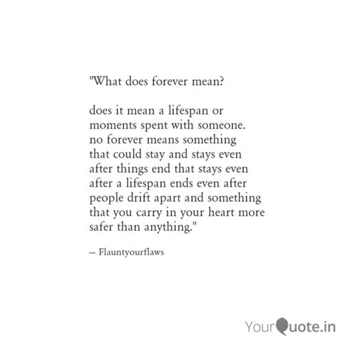 What Does Forever Mean Quotes Writings By Shreya Gupta