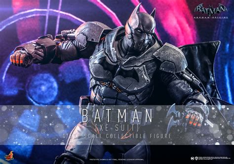 Batman Arkham Origins Batman Xe Suit Figure By Hot Toys The Toyark