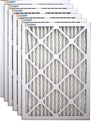 Filters Fast 18x18x1 Pleated Air Filter 6 Pack Merv 8 1 Ac Furnace Air Filters Made