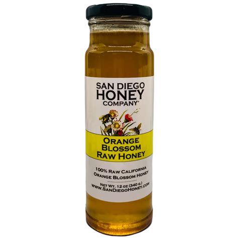 Raw Southern California Orange Blossom Honey San Diego Honey Company®