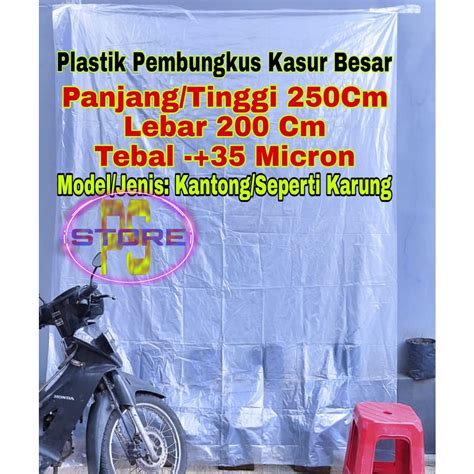 Jual Plastik PE 200 Cm Plastik 200 X 250 Cm Plastik Bening