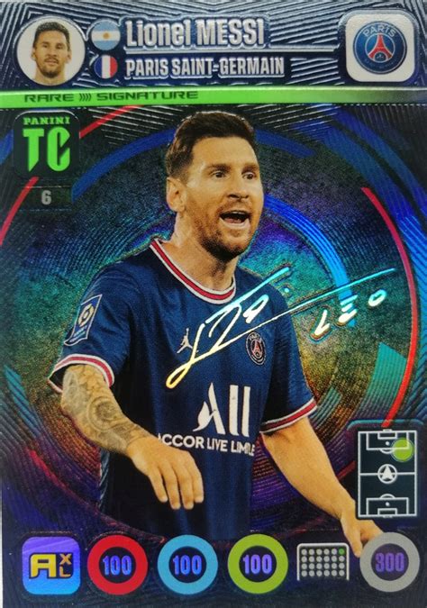 Panini Top Class Rare Signature Lionel Messi Psg