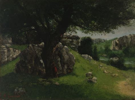 Gustave Courbet Paysage De Jura 1866ca Painting Media Gustave