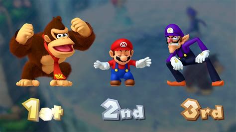 Mario Party 10 Coin Challenge Donkey Kong Vs Waluigi Vs Mario Vs