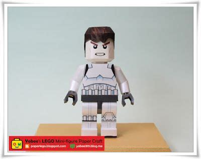 YOBEE S LEGO MINI FIGURE PAPER CRAFT Making FREE LEGO Stormtrooper