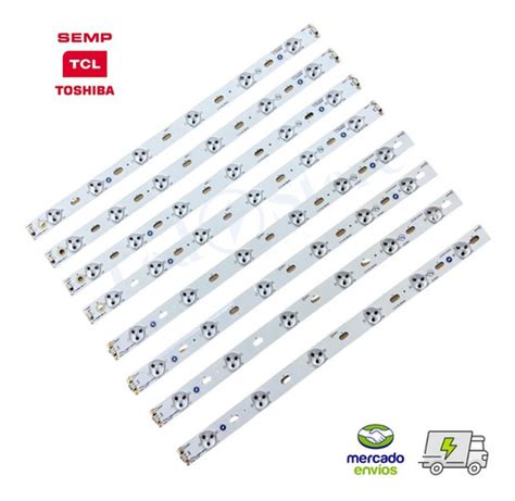 Kit Barras De Led Semp Tcl Dl3954 a f Dl3954 Frete grátis