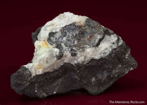 Mereheadite (type locality) with Crednerite (ex. BMNH) - RARE15B-088 - Torr Works Quarry ...