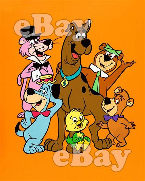 Rare Scooby Doo Yogi Bear Snagglepuss Cartoon Color Photo Hanna