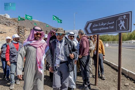 Deputy Governor Of Hail Unveils Inaugural Hiking Trail To Hatem Al Tai