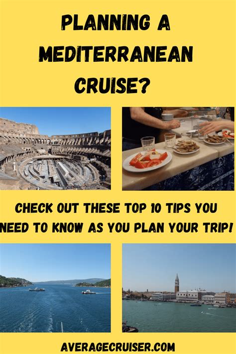 Mediterranean Cruise Tips - Average Cruiser