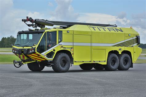 E One Introduces The New Titan 6x6 Aircraft Rescue And Firefighting Vehicle Firefighternation