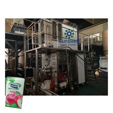 Automatic Aseptic Brick Filling Machine For Paper Carton Package