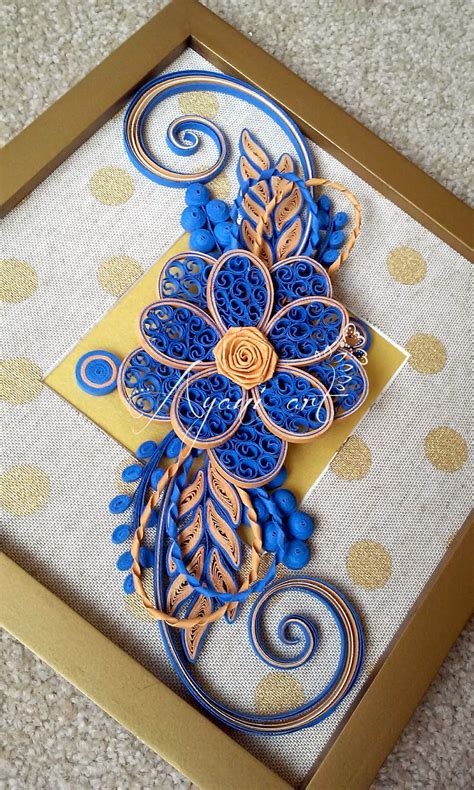 Ayani Art Quilling Vintage Frame