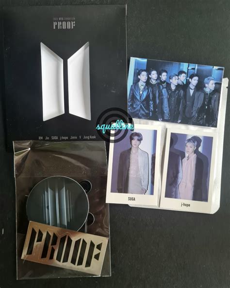 BTS PROOF Exhibition Lucky Draw With SUGA And J Hope Photocards