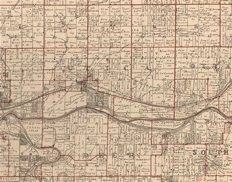 Utica Illinois 1895 Old Town Map Custom Print Lasalle Co Old Maps