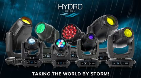 ADJs Hydro Series IP65 Rated Moving Heads For Spectacular Lighting In