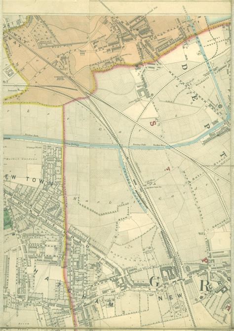 Map of Deptford 1862