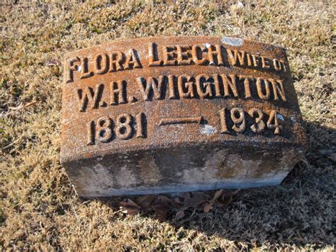 Flora Scott Wigginton M Morial Find A Grave