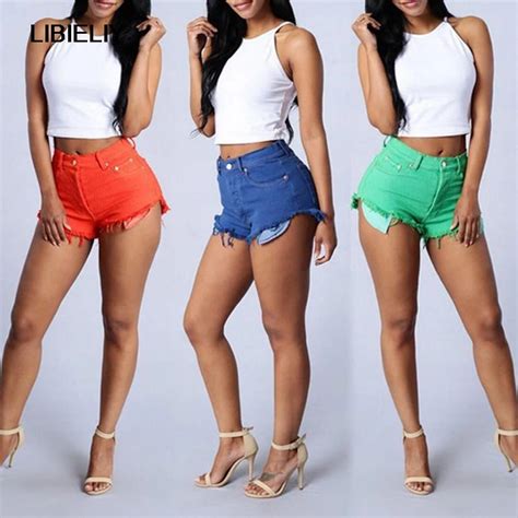 Buy New Nice Fashion High Waisted Denim Shorts Summer