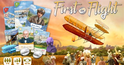 First in Flight: A Historical Aviation Board Game by Genius Games - Gamefound