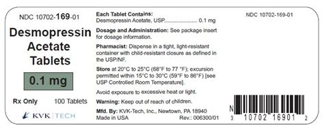 Desmopressin Tablets Pictures