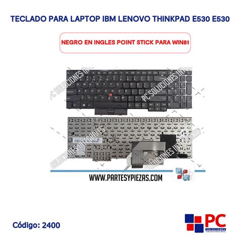 TECLADO PARA LAPTOP IBM LENOVO THINKPAD E530 E530 E530C E535 E545 NEGRO