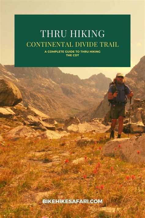 Thru Hiking The Continental Divide Trail