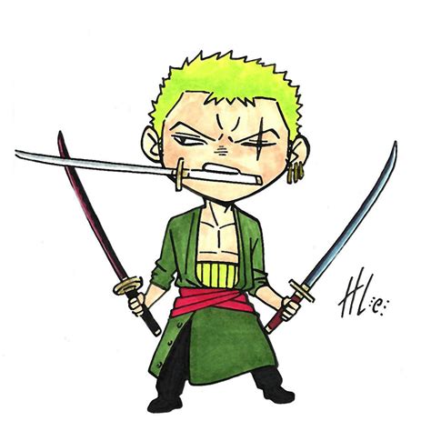 Chibi Zoro By Haylin Narutina Rin On Deviantart