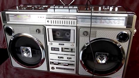 Sharp GF 9696 Boombox Ghettoblaster Vintage 1982 YouTube