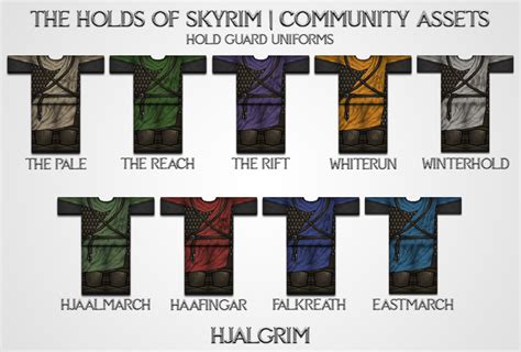 Holds Of Skyrim Hold Guard Showcase By Hjalgrim On Deviantart